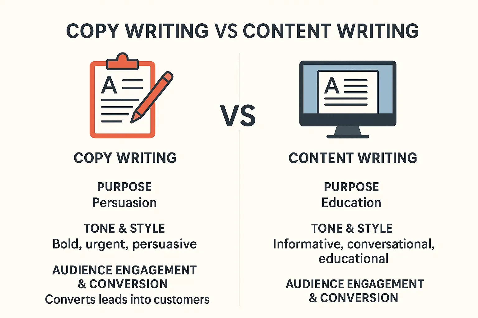 copy writing vs content writing keywordly.ai 