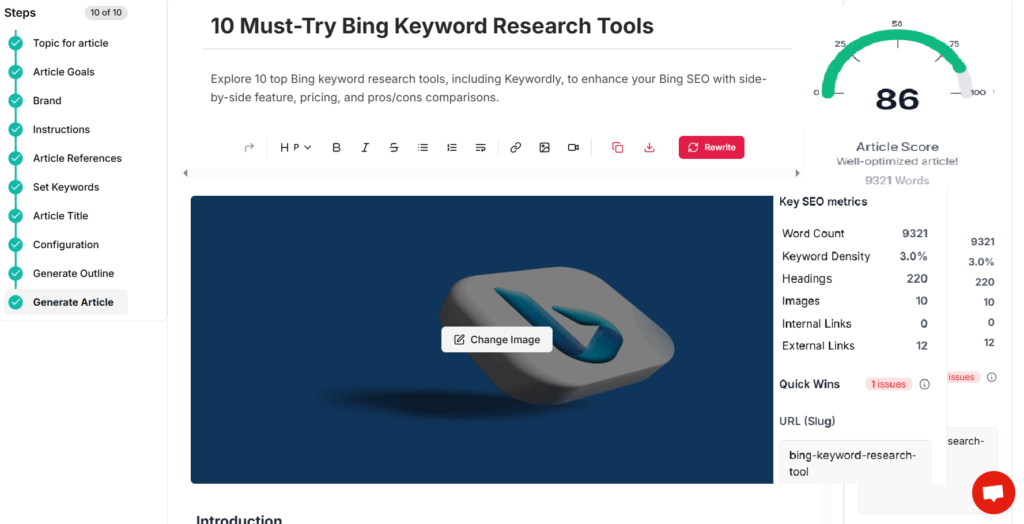 keywordly seo content optimization 