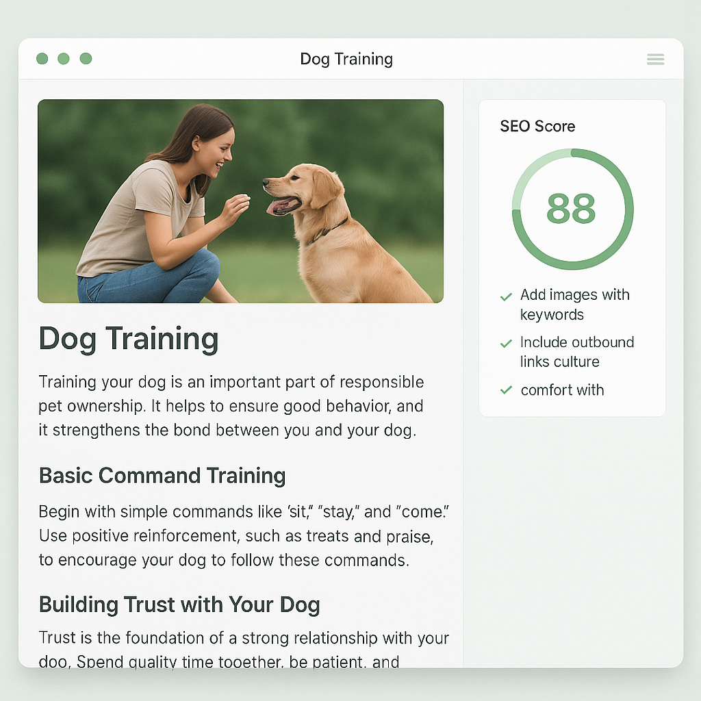 AI-Powered Content Generation
